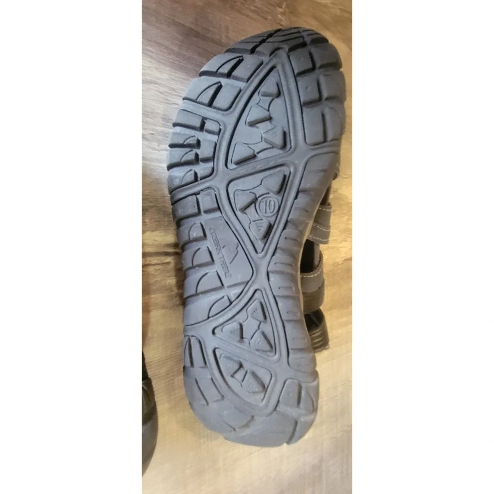 Ozark Trail Sandals Closed Toe Men's‎ 10 Gray Adjustable Comfortable Hiking